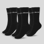 Čarape 3/4 Socks 3Pack Black - GymBeam