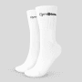 Čarape ¾ Socks 3Pack White - GymBeam