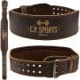 Fitness remen Leather Brown – C. P. Sports