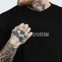 Majica kratkih rukava FIT Black - GymBeam