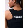 Ženska Potkošulja Labels Black - NEBBIA