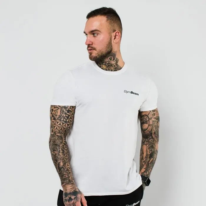 Majica Basic White - GymBeam L