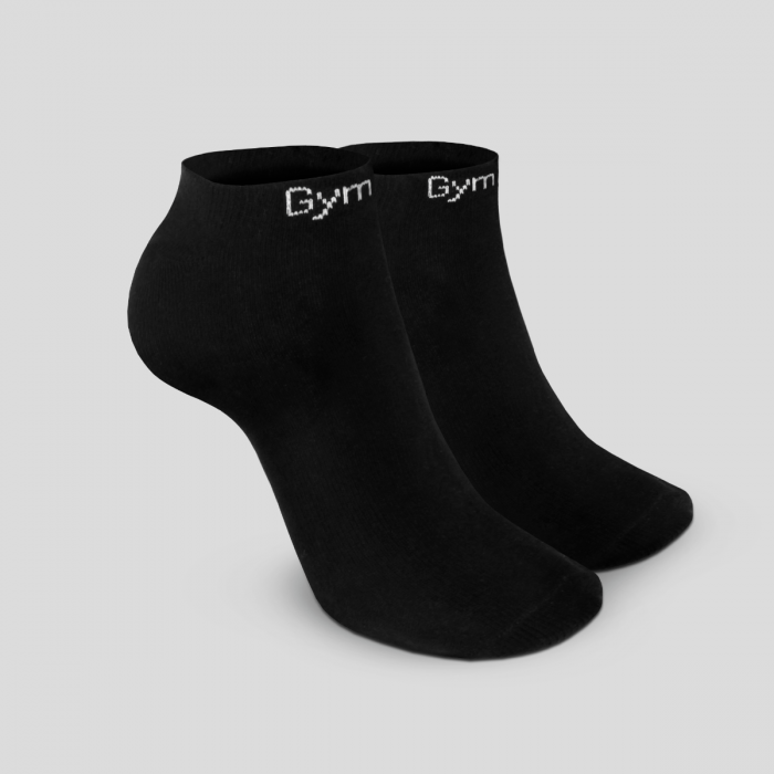 Ankle Socks 3Pack Black - GymBeam