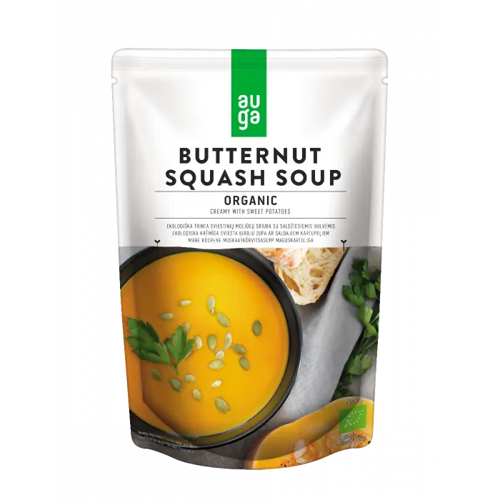 Butternut squash creamy soup - Auga