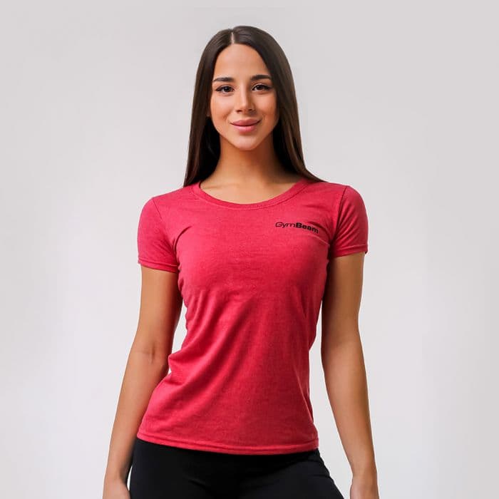 Ženska majica Basic Vintage red - GymBeam XS