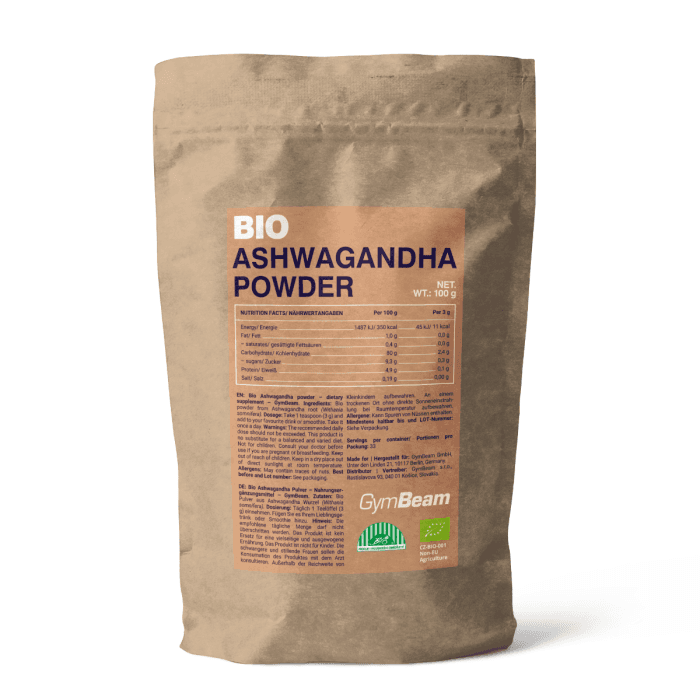 BIO Ashwagandha powder - GymBeam