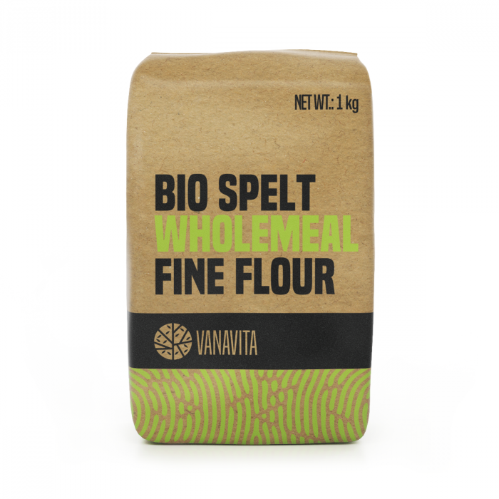 BIO Spelt Wholemeal Fine Flour - VanaVita