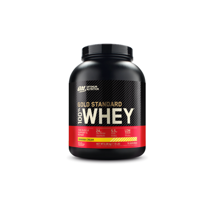 Proteín 100% Whey Gold Standard - Optimum Nutrition 2250 g - banana cream