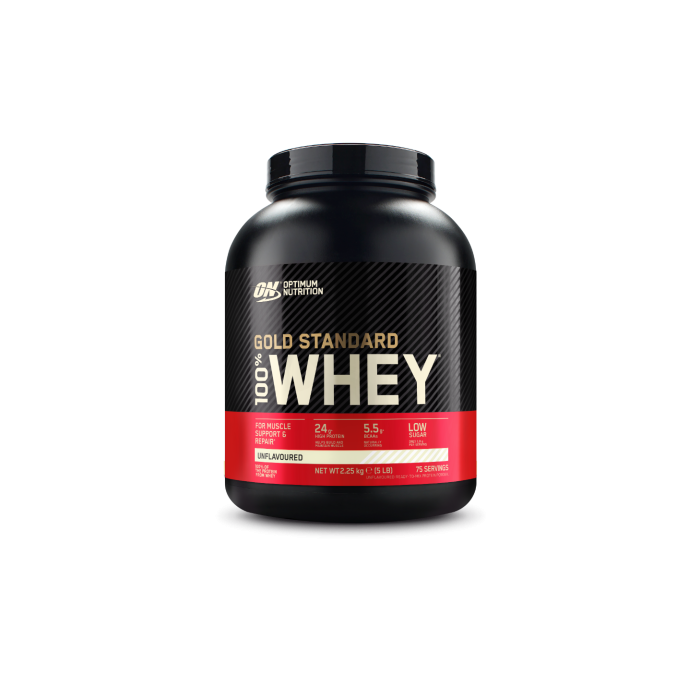 100% Whey Gold Standard - Optimum Nutrition 2250 g - bez okusa