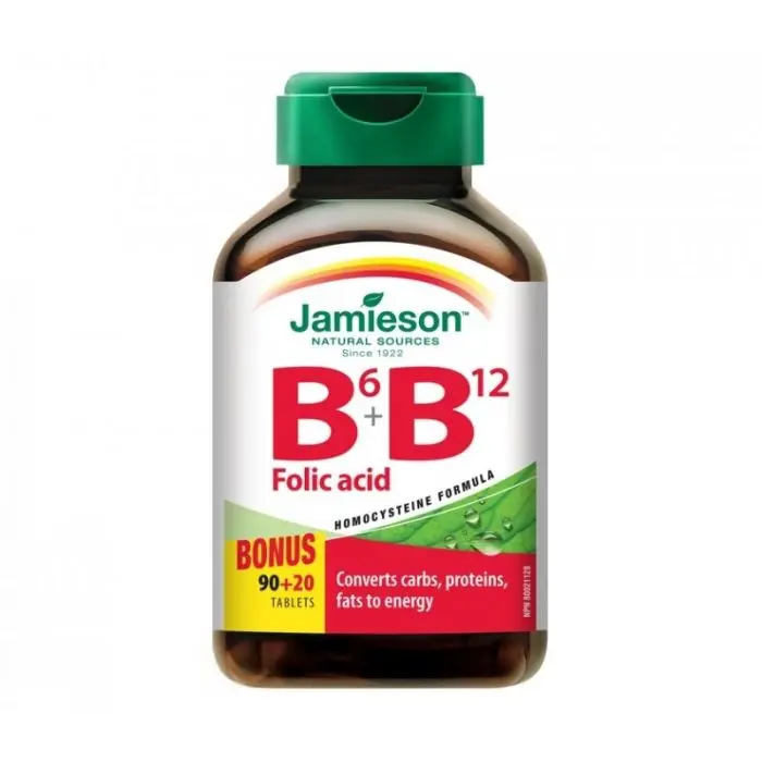 Vitamin B6 + B12 + Folna kiselina - Jamieson