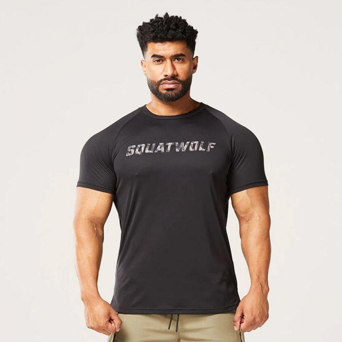 Muška majica Code Logo Black – SQUATWOLF