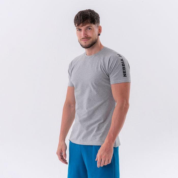 Muška majica Sporty Fit Essentials Light Grey - NEBBIA