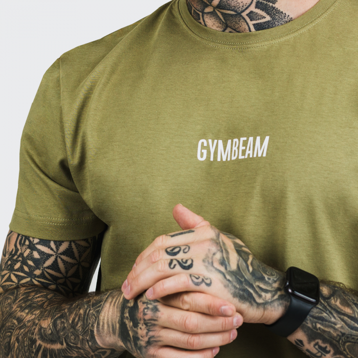 Majica kratkih rukava FIT Olive - GymBeam