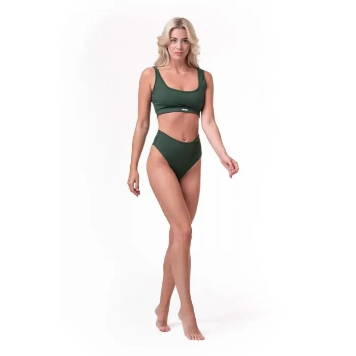Miami Sporty Bikini Bralette Green - NEBBIA