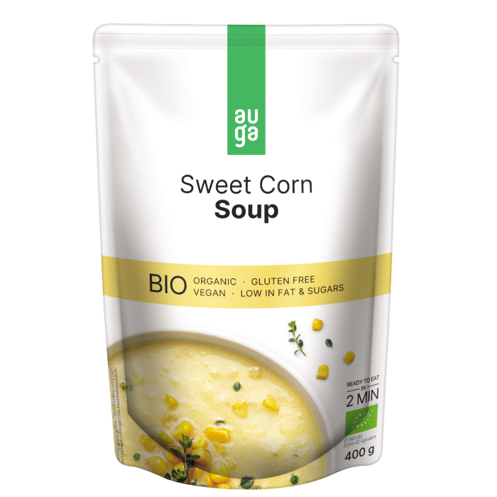 Organic Sweet corn soup - Auga