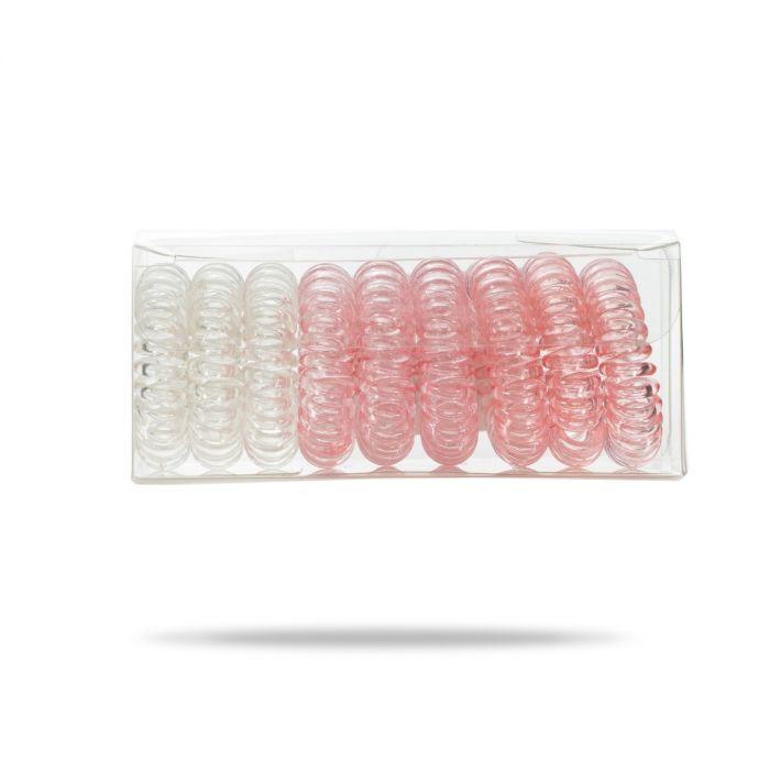 Set spiralnih gumica za kosu Pink - BeastPink
