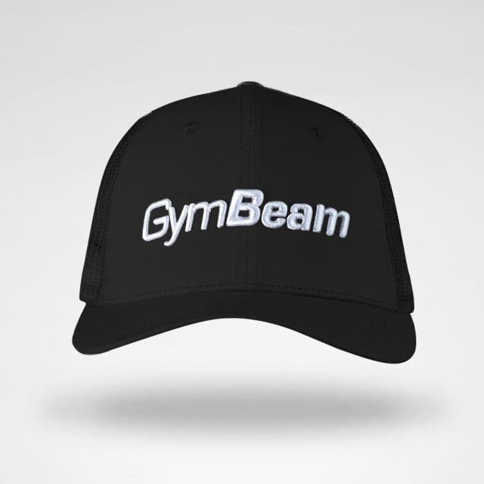 Šilterica Mesh Panel Cap Black - GymBeam