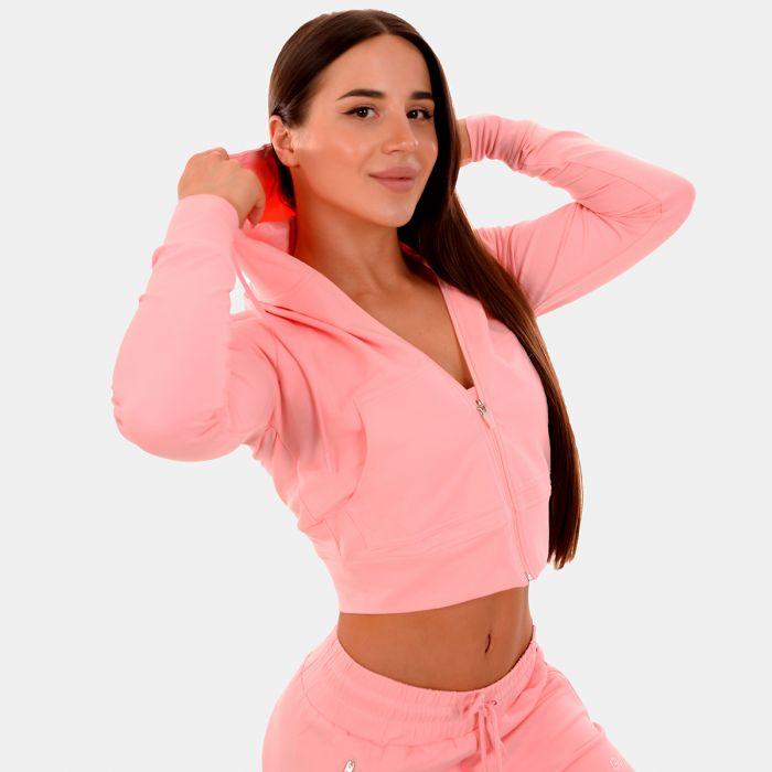 Ženska dukserica TRN Zip-Up Pink – GymBeam