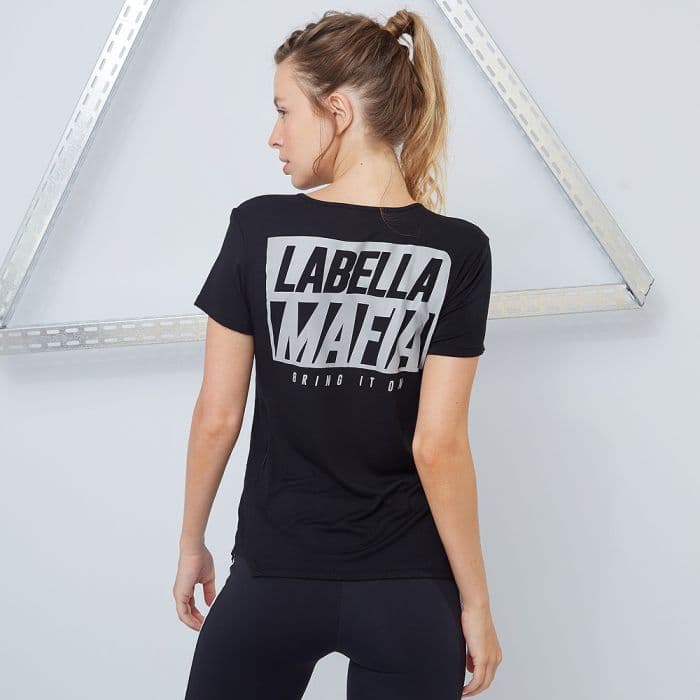 Ženska majica Essentials Black - LABELLAMAFIA