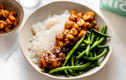 Fitness Recept: Azijski Škampi u slatko-slanom umaku s rižom