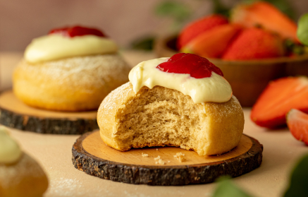 Fitness recept: krafne s namazom i kremom od svježeg sira