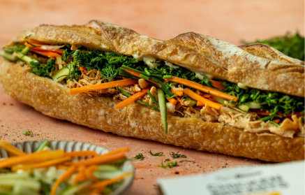 Fitness recept: bánh mì baguette s piletinom