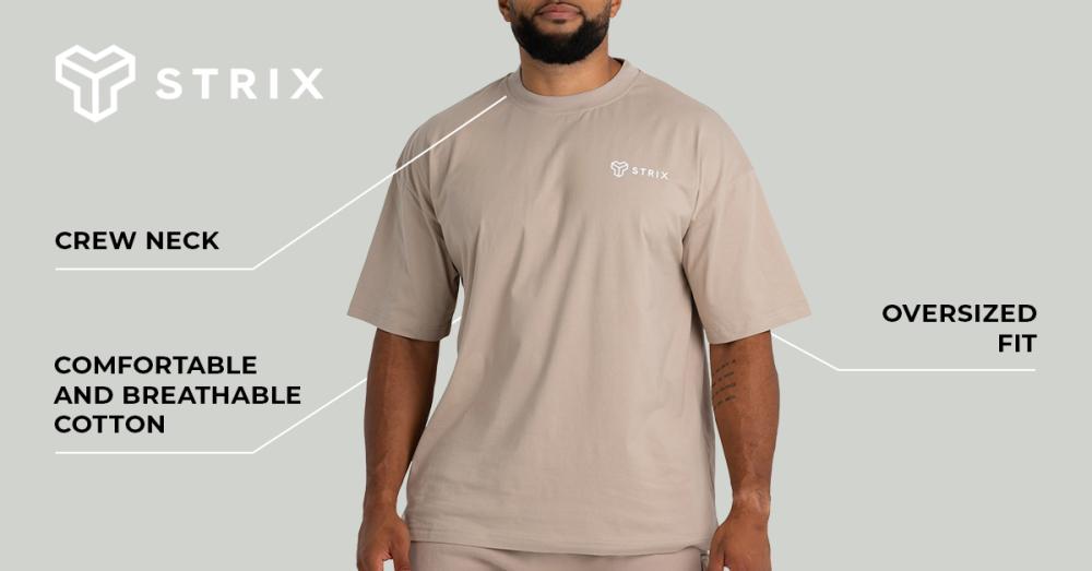 Oversized Tee Taupe