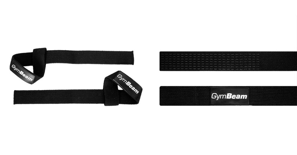 Essential trake za podizanje crne - GymBeam 
