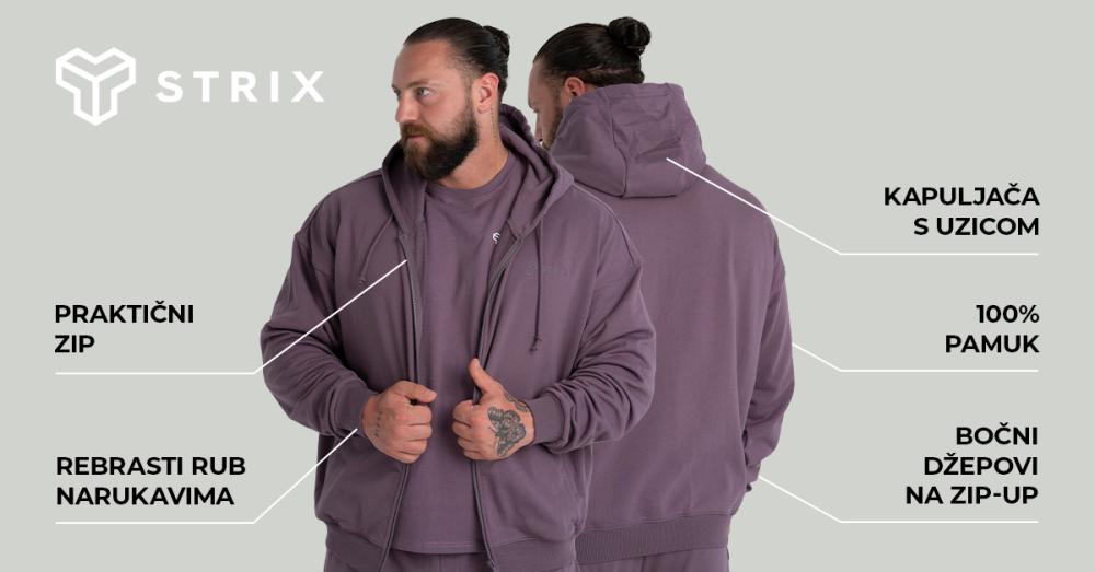 Hoodie s patentnim zatvaračem Dusk - STRIX
