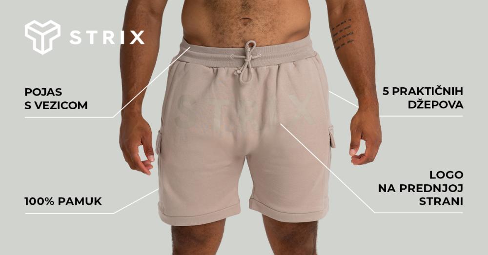 Kratke hlače Taupe - STRIX