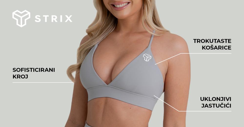 ZOA Trokutasti sportski grudnjak Smoke - STRIX