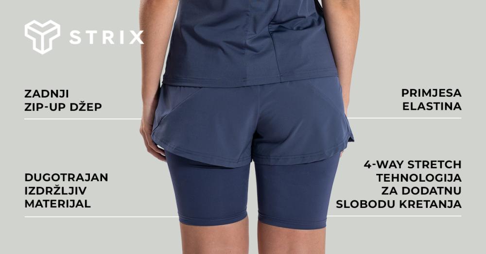 Ženske kratke hlače ULTRA 2u1 Graystone - STRIX