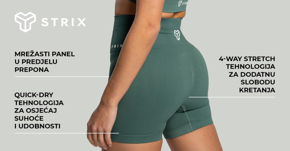 Ženske bešavne kratke hlače Moss - STRIX