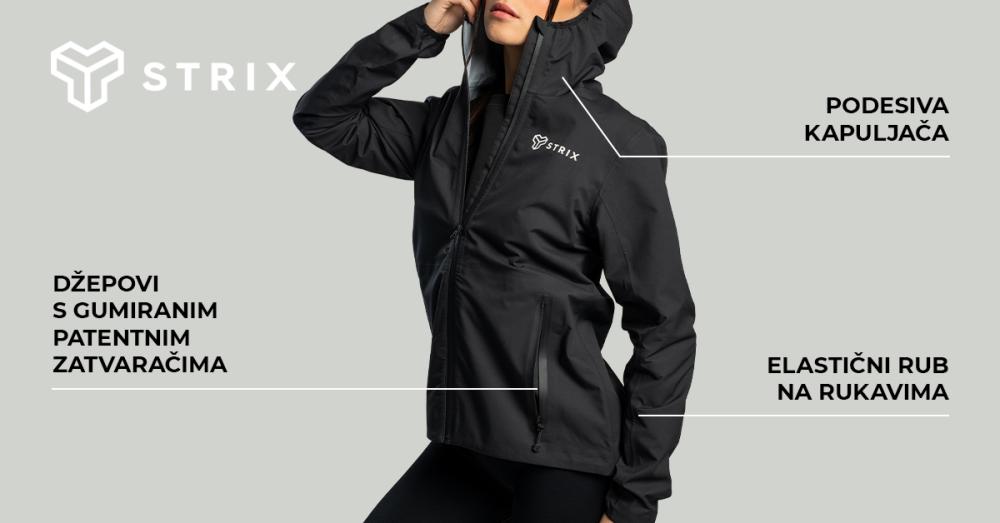 Ženska Vertex jakna crna - STRIX