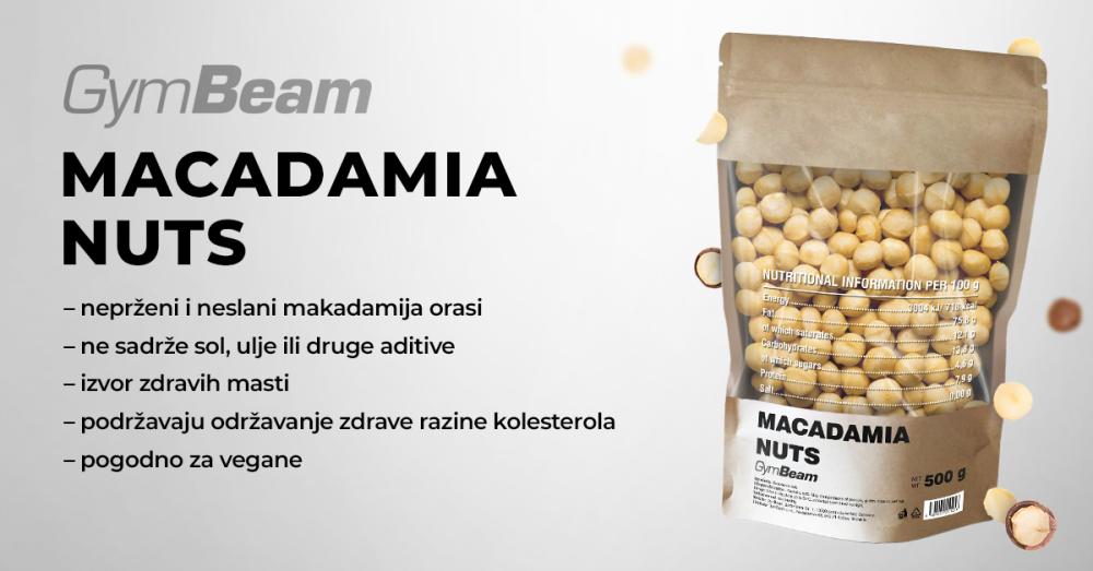 Makadamija orasi - GymBeam