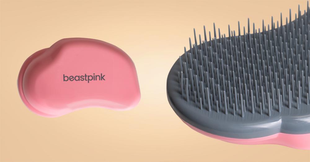 Hair Mate Hairbrush - BeastPink