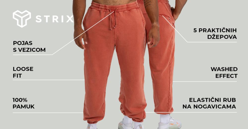 Isprane joggers crne - GymBeam