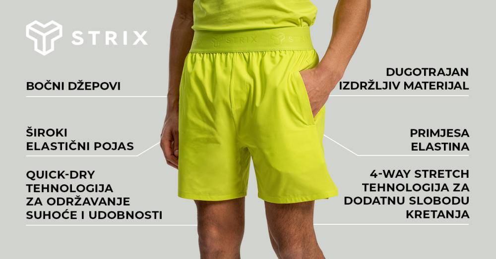 Muške kratke hlače Lunar Chartreuse - STRIX