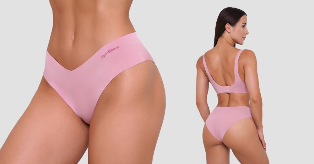 Classic Seamless Panties 3Pack Dusty Rose - GymBeam