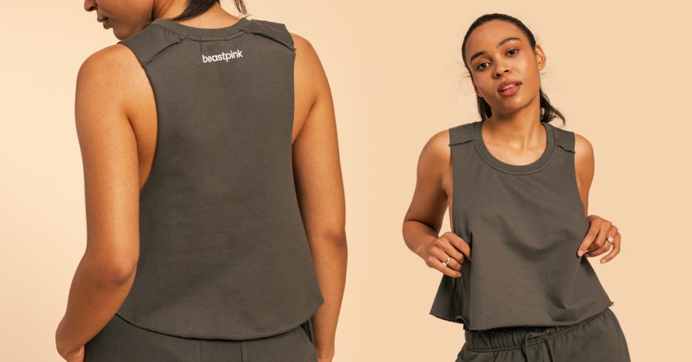 Women's Serenity Tank Top Shadow - BeastPink