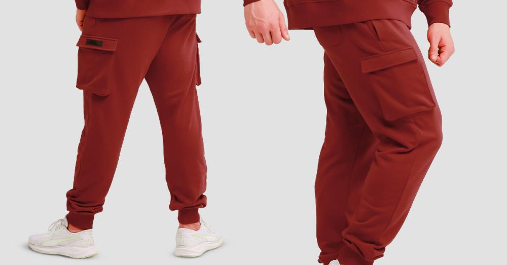 Utility Joggers Red - GymBeam