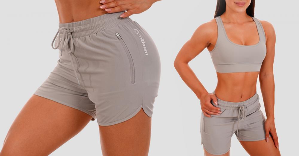 Ženske kratke hlače TRN Grey - GymBeam