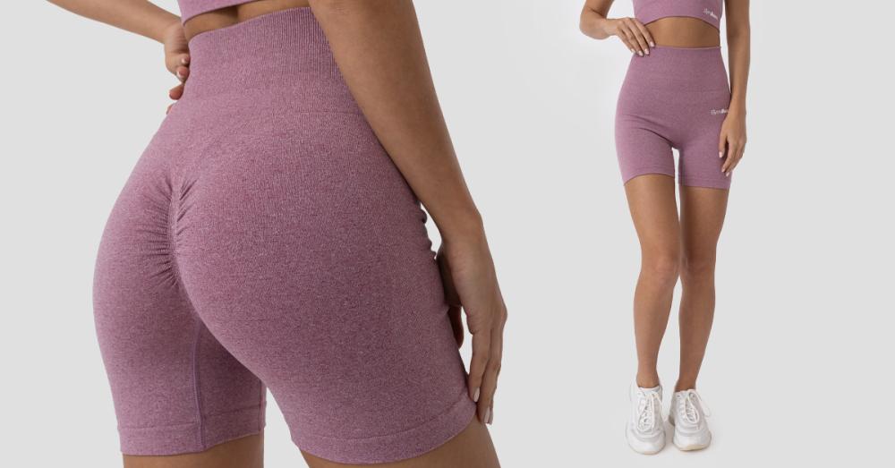 Women‘s FLO Shorts Violet - GymBeam