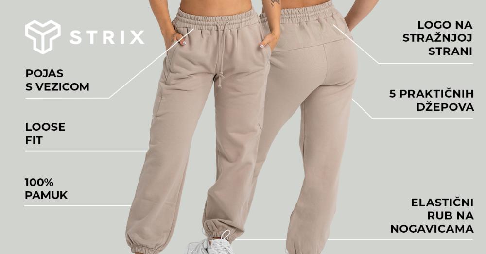 Ženske joggerice Taupe - STRIX