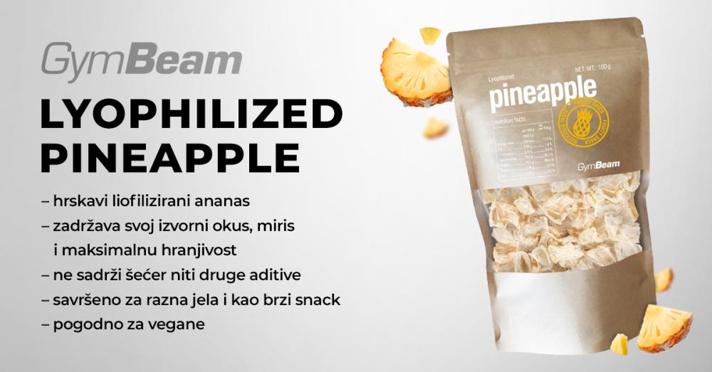 Liofilizirani ananas - GymBeam