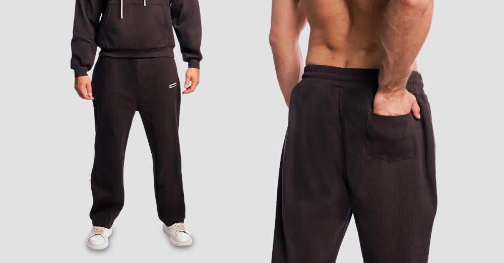 Aura Joggers Tee Brown - GymBeam