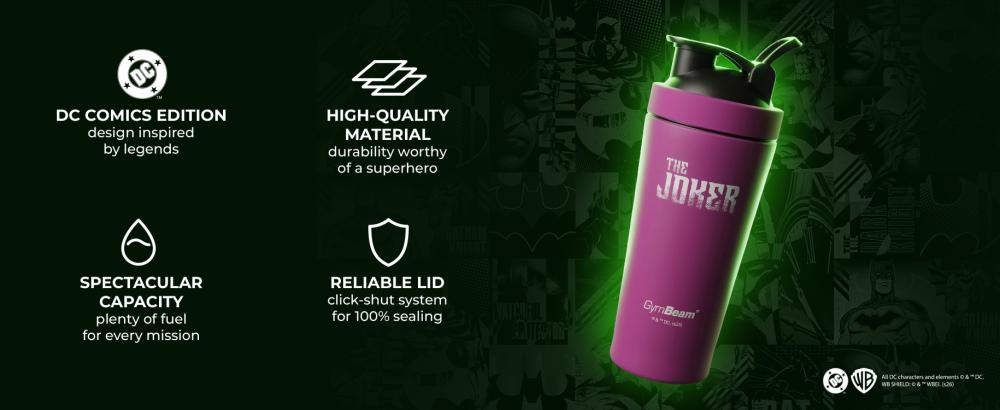 Features of Steel Shaker The Joker™ 750 ml - GymBeam