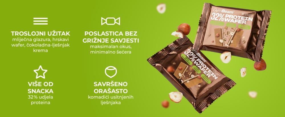 32% Protein Wafer - GymBeam