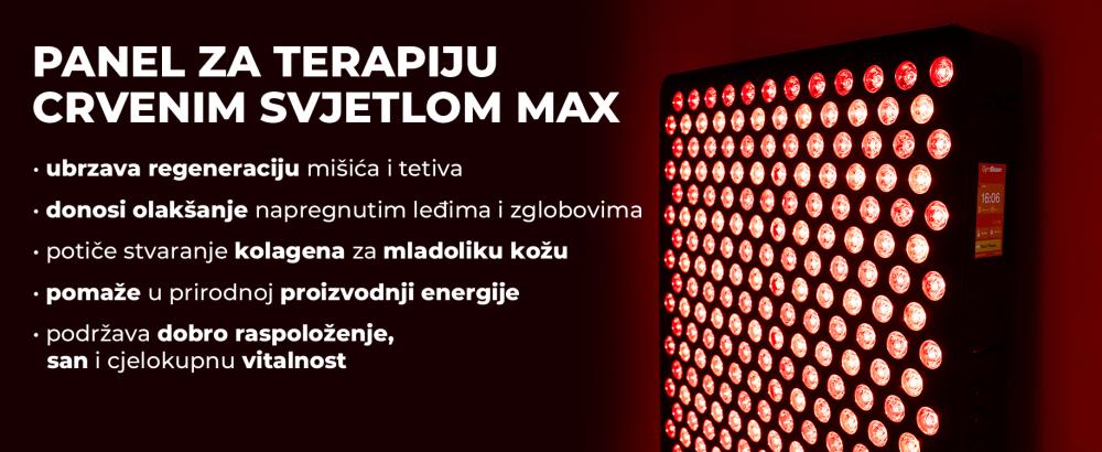 Panel za terapiju crvenim svjetlom Max