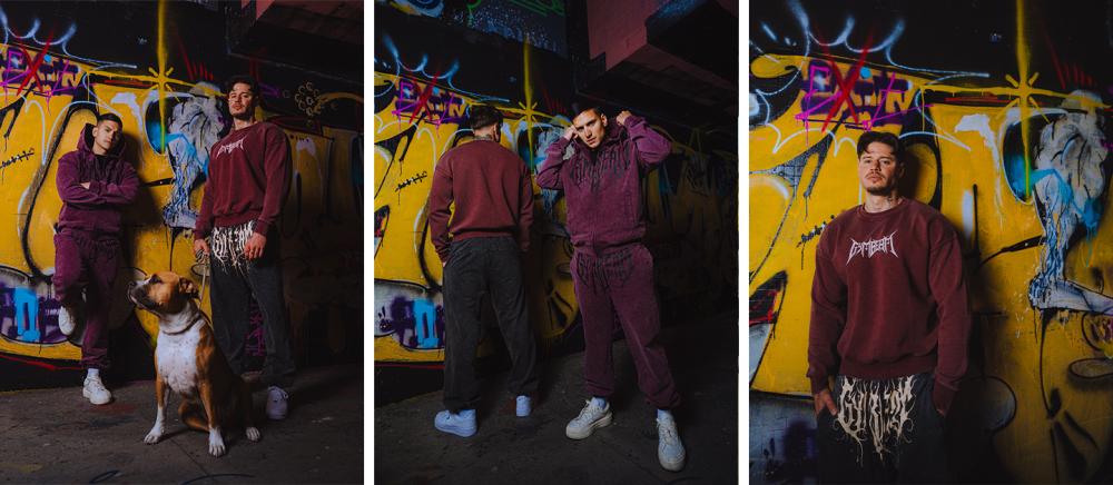 Spike Sweatshirt Burgundy - GymBeam